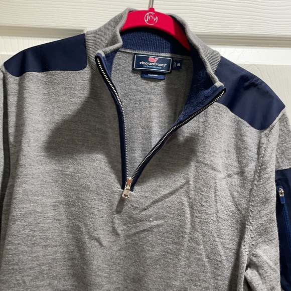 Vineyard Vines Merino Performance 1/4 Zip Sweater - Picture 3 of 7